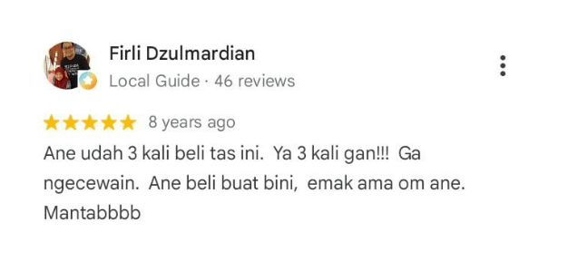 Ulasan pelanggan Esgotado kedua